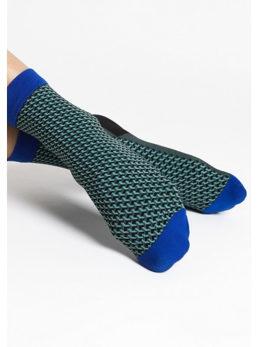 Fiore OP-ART носки 40 ден из микрофибры с геометрическим рисунком