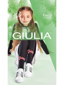 Giulia KERRY 05 детские колготки с надписью Queen