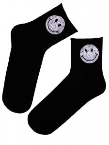Marilyn COTTON SMILIES носки со смайлами из бисера