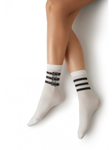 Minimi MILANO STYLE 50 носки (микрофибра с рисунком ремешки)
