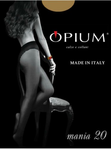 Opium Mania 20 тонкие колготки с ажурными трусиками