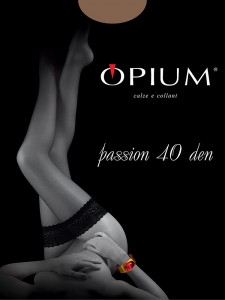Opium Passion 40 чулки на силиконе 40 ден