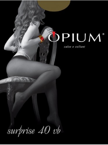Opium Surprise 40 колготки с широким поясом регулируемым по высоте