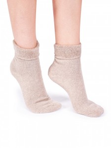 Mademoiselle WM-8149 теплые носки из хлопка с отворотом